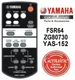 New Yamaha Genuine FSR64 ZG80730 Remote Control fits Sound Bar YAS-152 ATS-1520